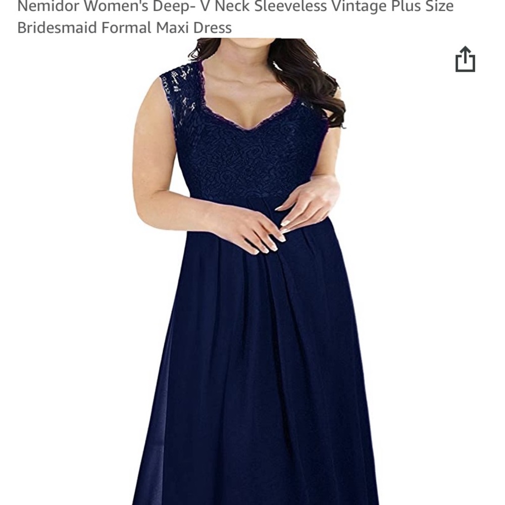 Blue dress